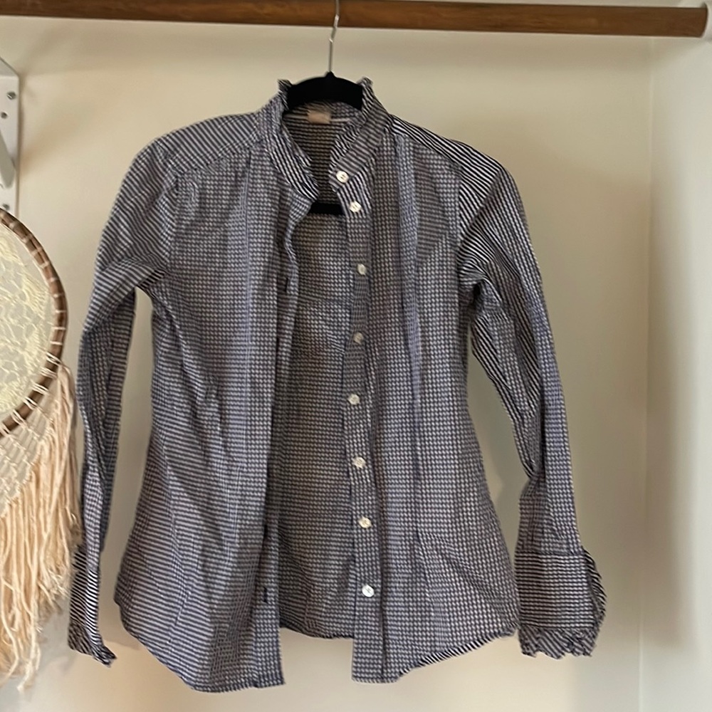 Jcrew gingham button up